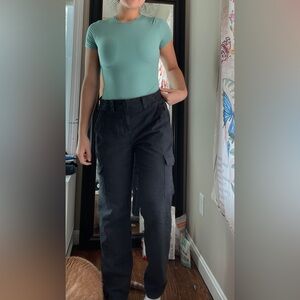 Black American Eagle Straight Pants